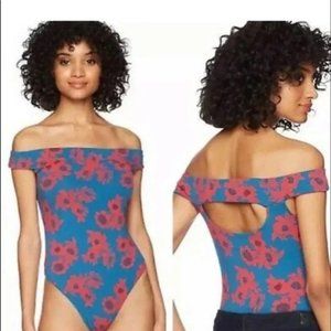 Free People So Much Off-the-Shoulder Bodysuit Small